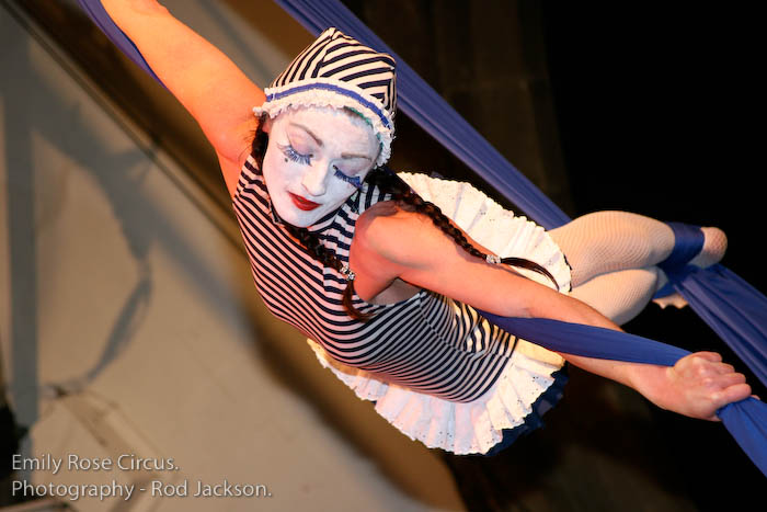 Emily Rose as Marie Rose 1920's swimming silks act